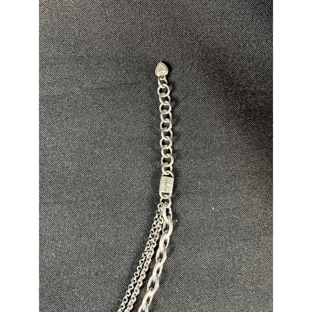 BRIGHTON HEART NECKLACE Scroll Reversible Pendant Multi Chain With Box Gift - Picture 6 of 9